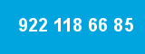 922 118 66 85